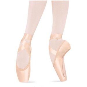 Bloch Serenade MKII S2131L Pink Pointe Shoes Size 2 E Ballet Dance Long Vamp